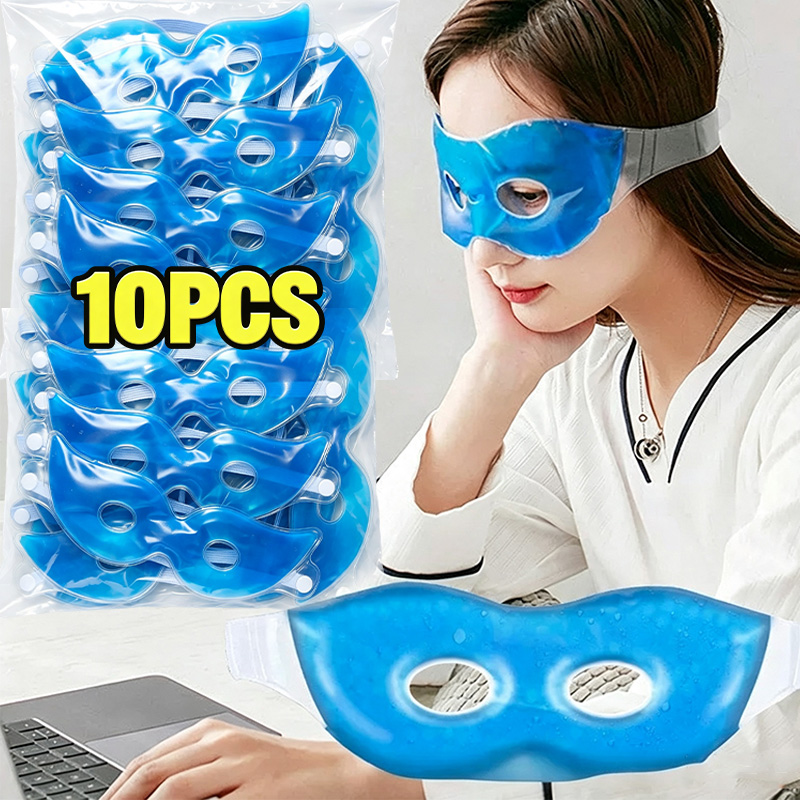 Skincare China - 1/10 Stück Modische blaue wiederverwendbare kühlende