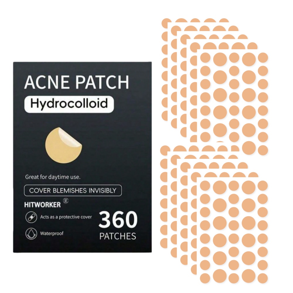 Face Oil - 360 Stück/Karton Akne-Pflaster – alkoholfrei, zur