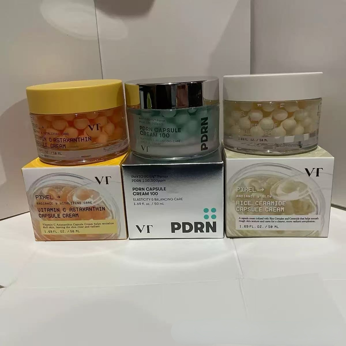 Vitamin C Serum - VT 100.000ppm PDRN Kapselcreme, Reisceramid &