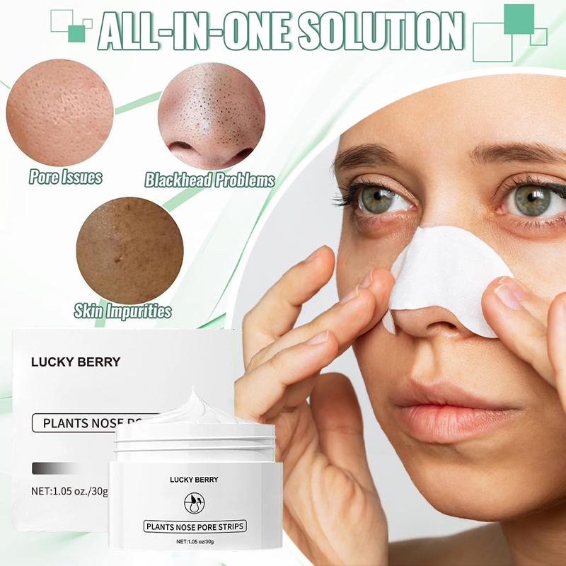 Skincare China - Weiße Tonerde Tiefenreinigende Nasenmaske – Peel-Off