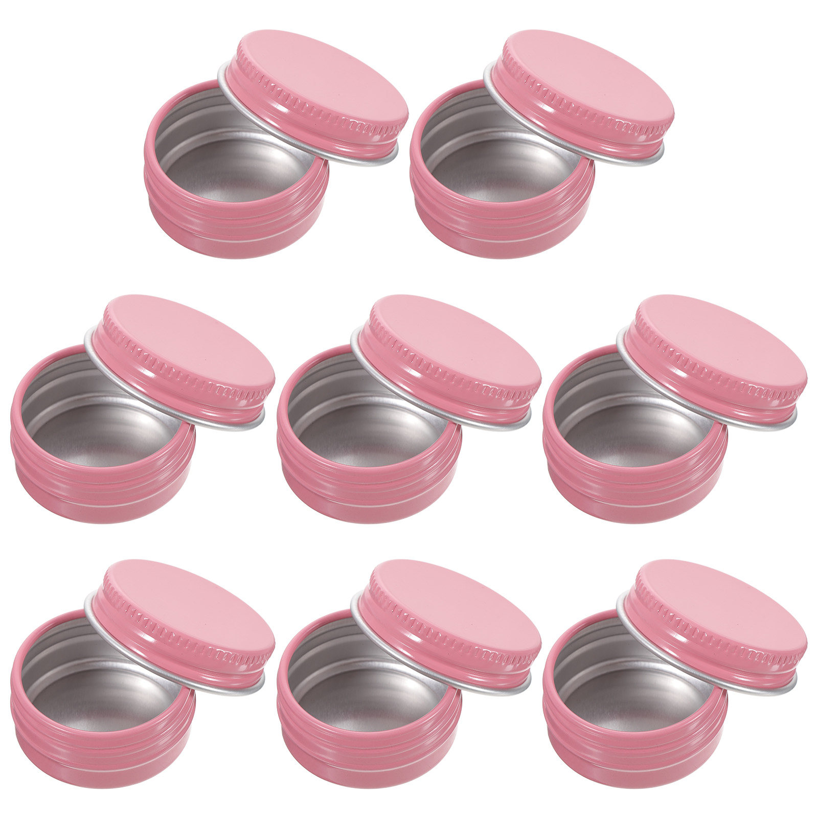 8 Stück runde Aluminiumdosen,  – Lip Balm Bewertung und Preis