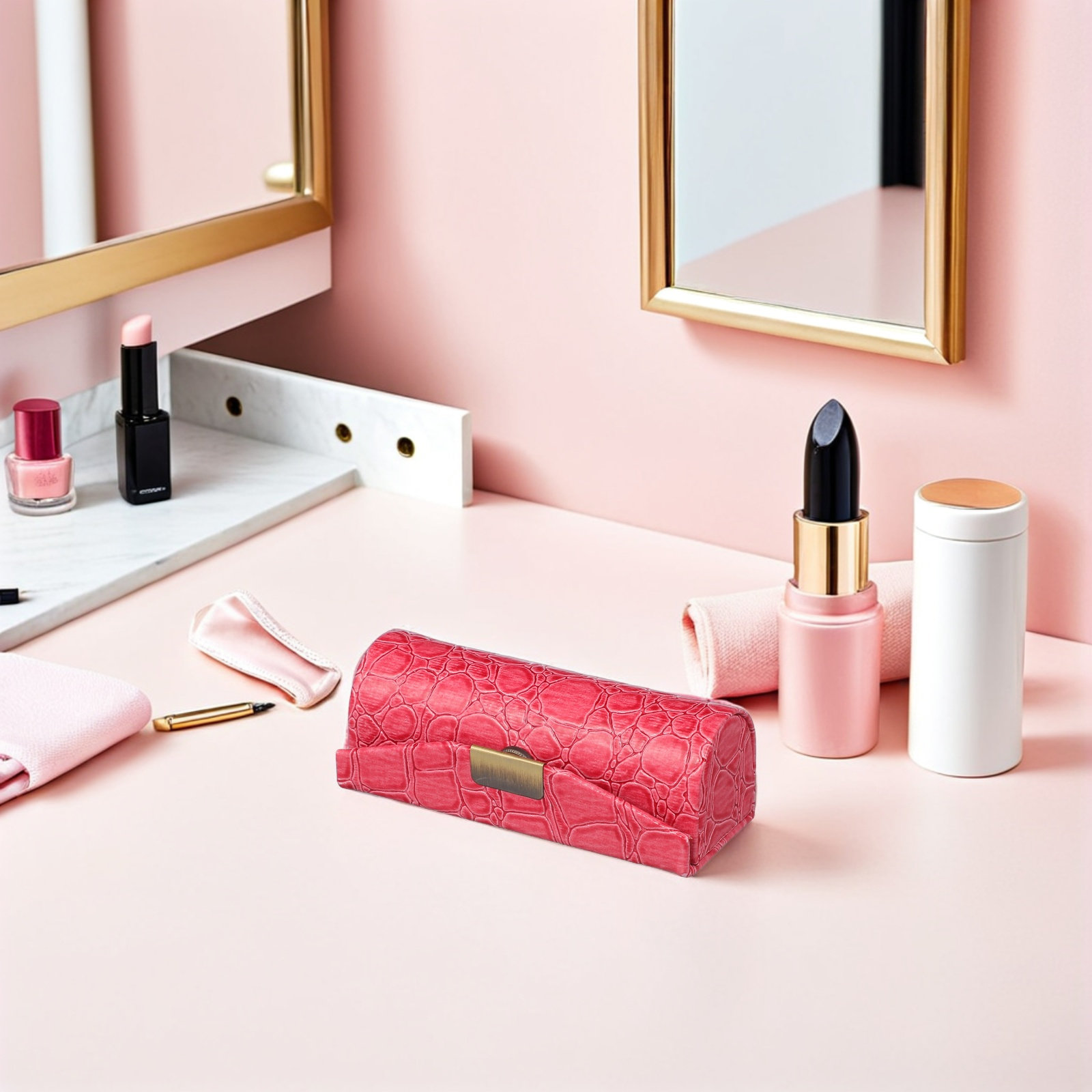 PU-Lippenstiftetui, kompakter, – Lip Balm Bewertung und Preis