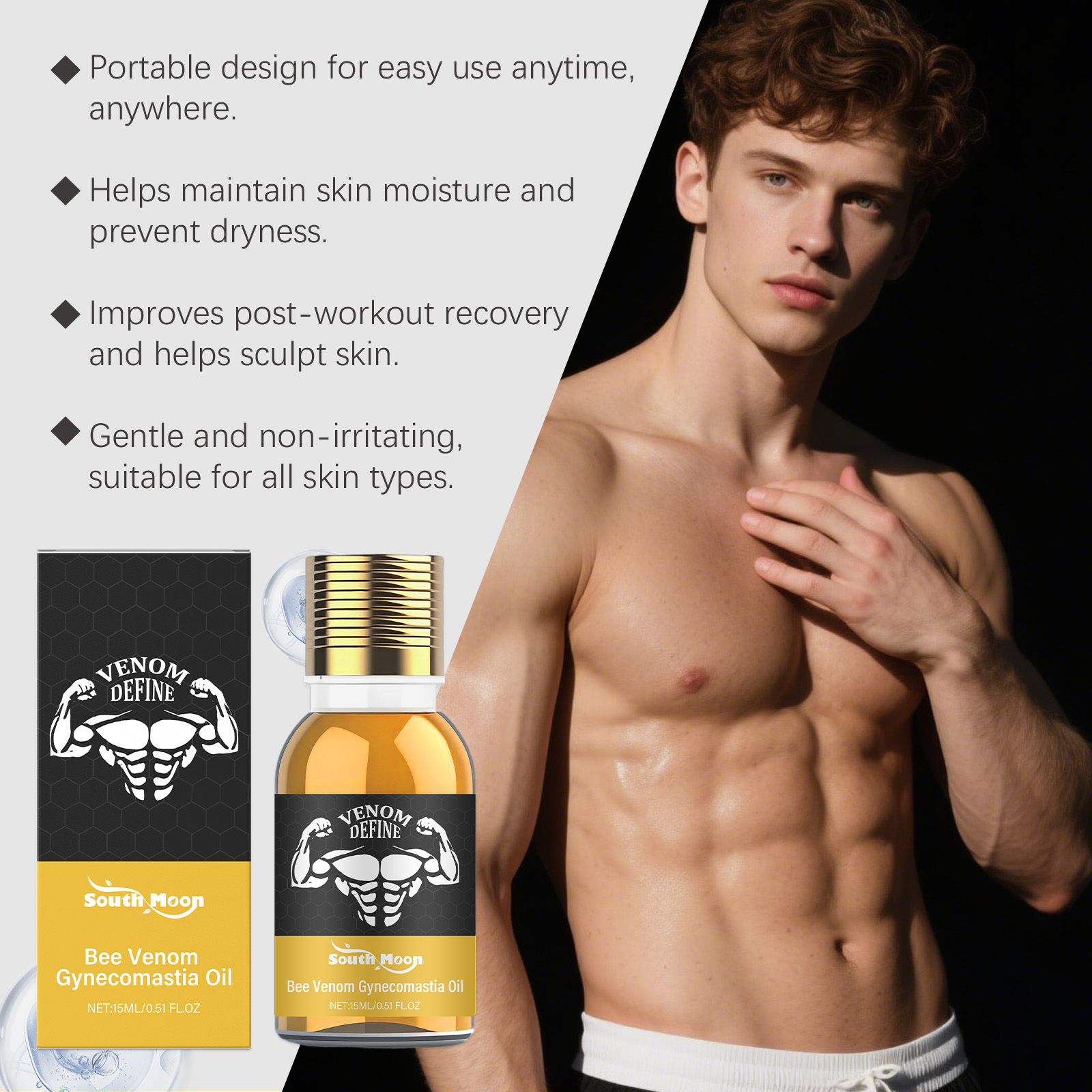 Bee Venom Gynäkomastie Öl Für  – Skincare China Bewertung und Preis