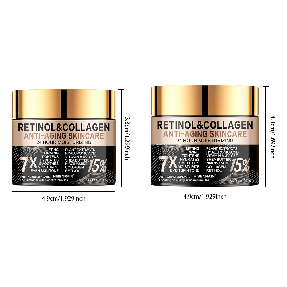 HISENRAIN 2 Stück Retinol-Koll – Retinol Cream Bewertung und Preis
