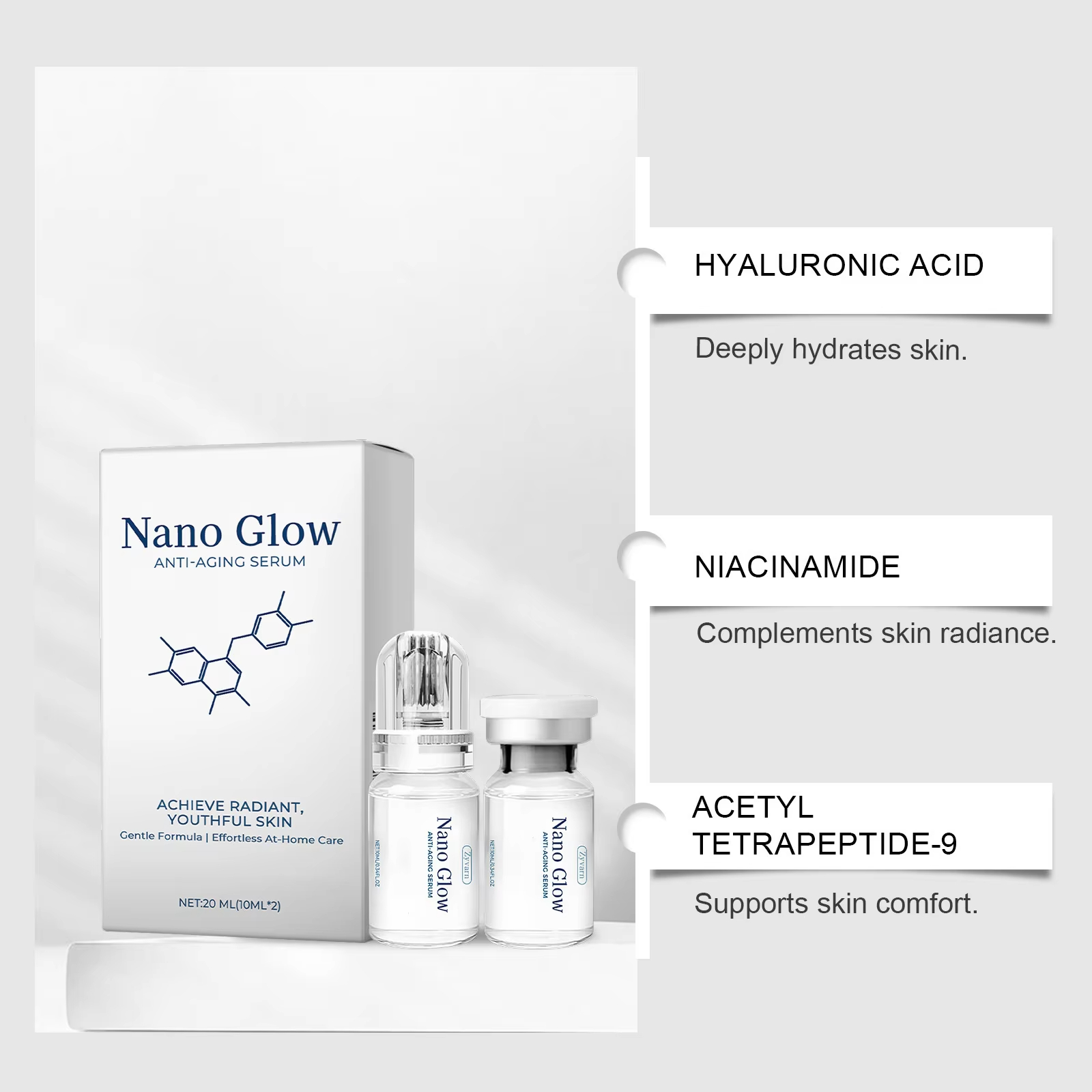 2*10ML Gesichts-Hyaluronsäure- – Face Moisturizer Bewertung und Preis
